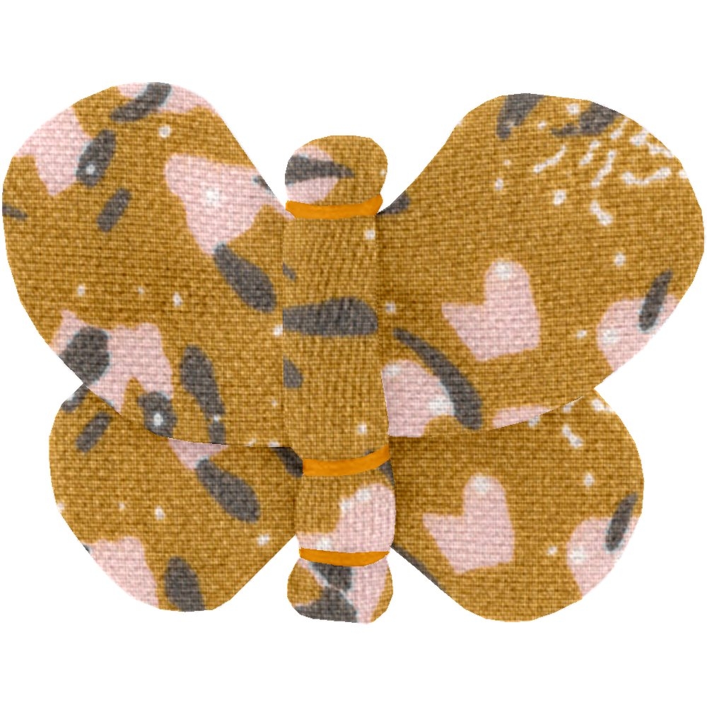 Barrette Petit Papillon Gypso Ocre