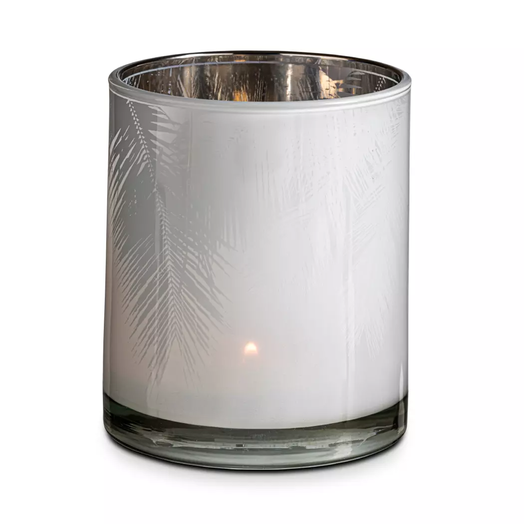 Windlicht Palmblatt 12,5 cm