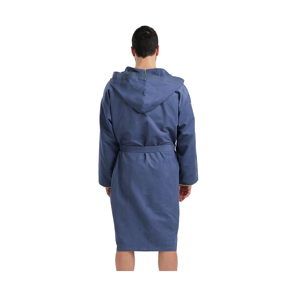 Arena ZEAL PLUS - Peignoir navy/lime