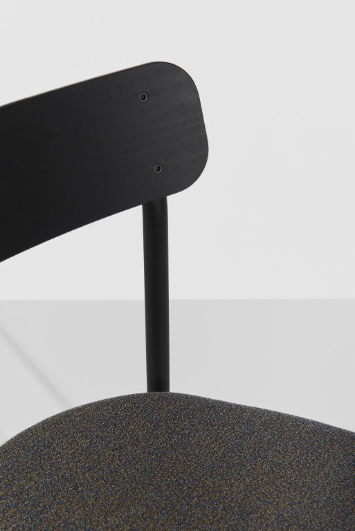 Petite Friture Fromme Wood eetkamerstoel Black
