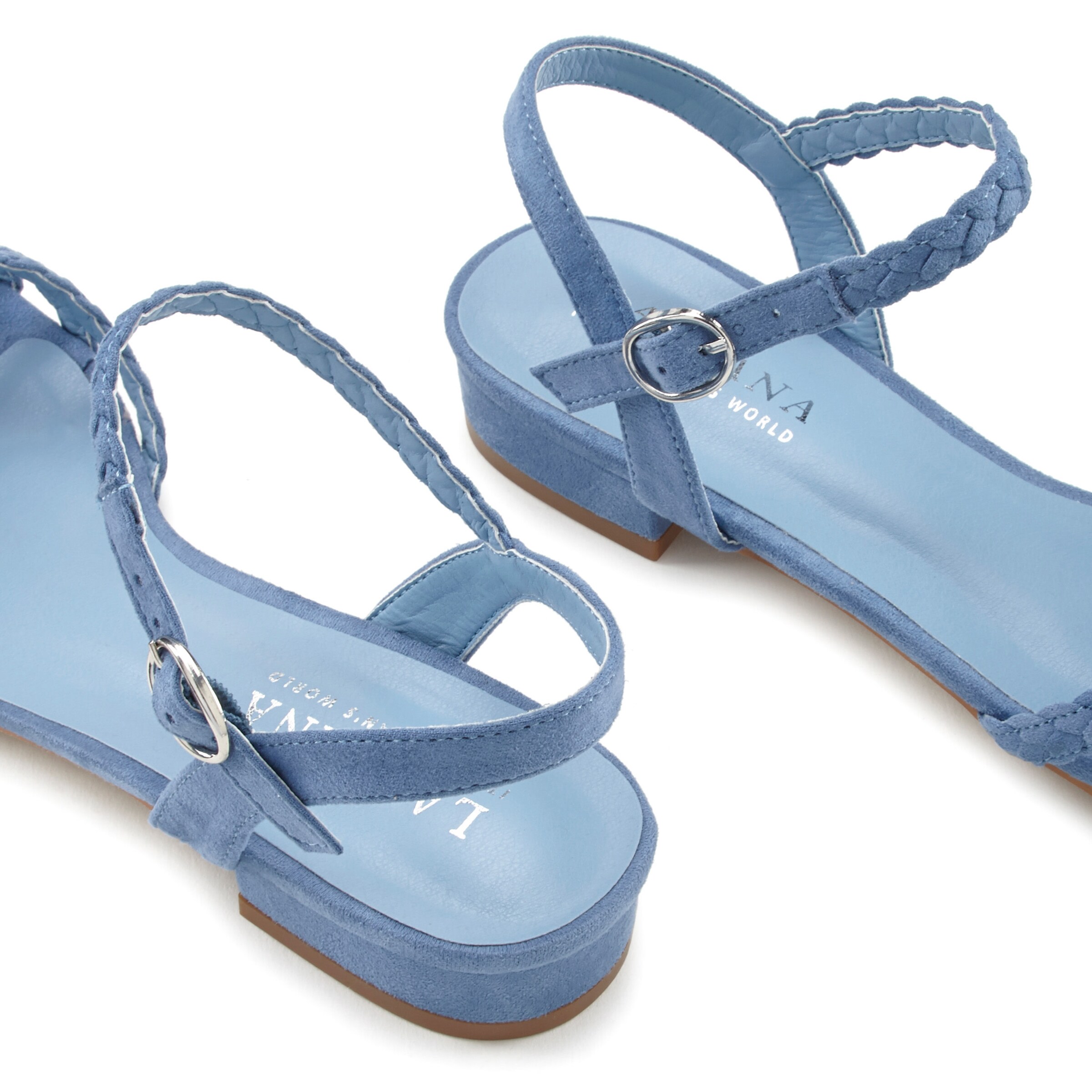 LASCANA Sandale in hellblau