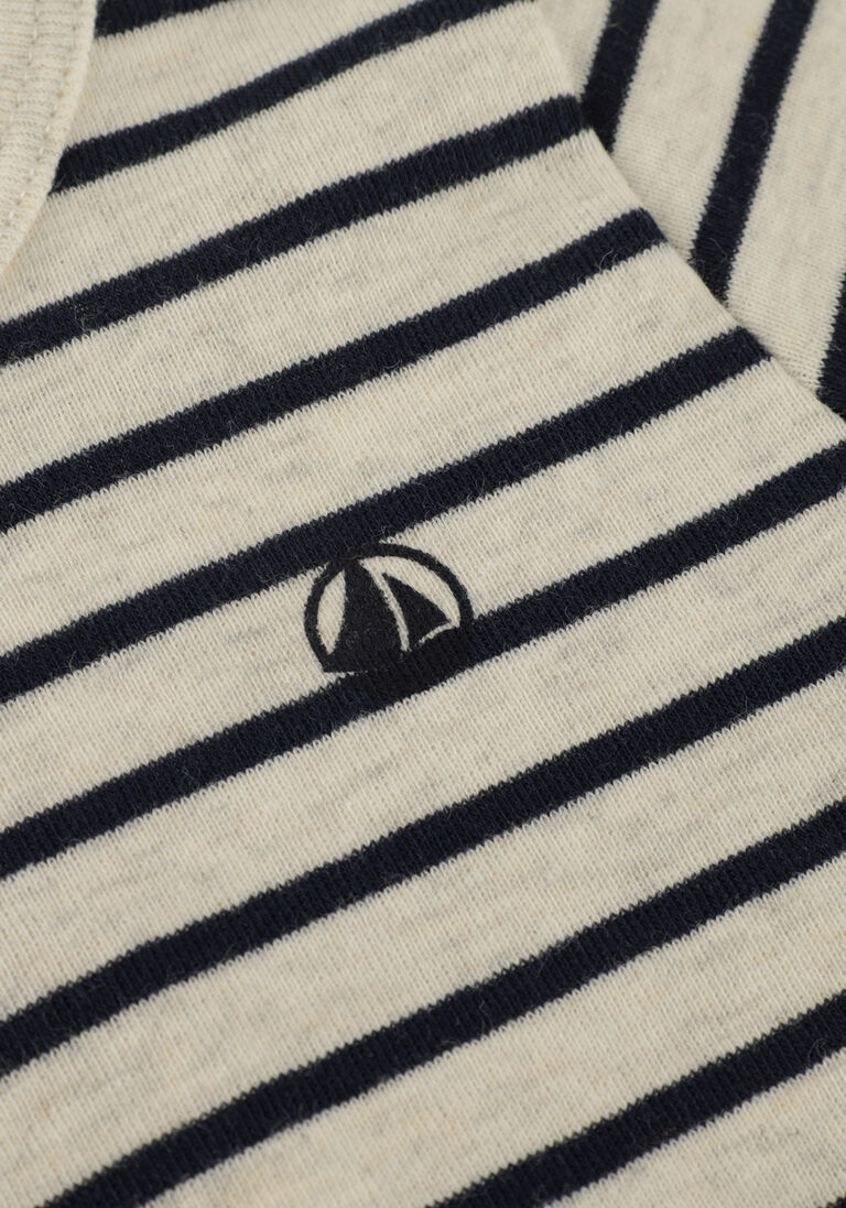 PETIT BATEAU blauw/wit gestreepte petit bateau t-shirt tee shirt mc