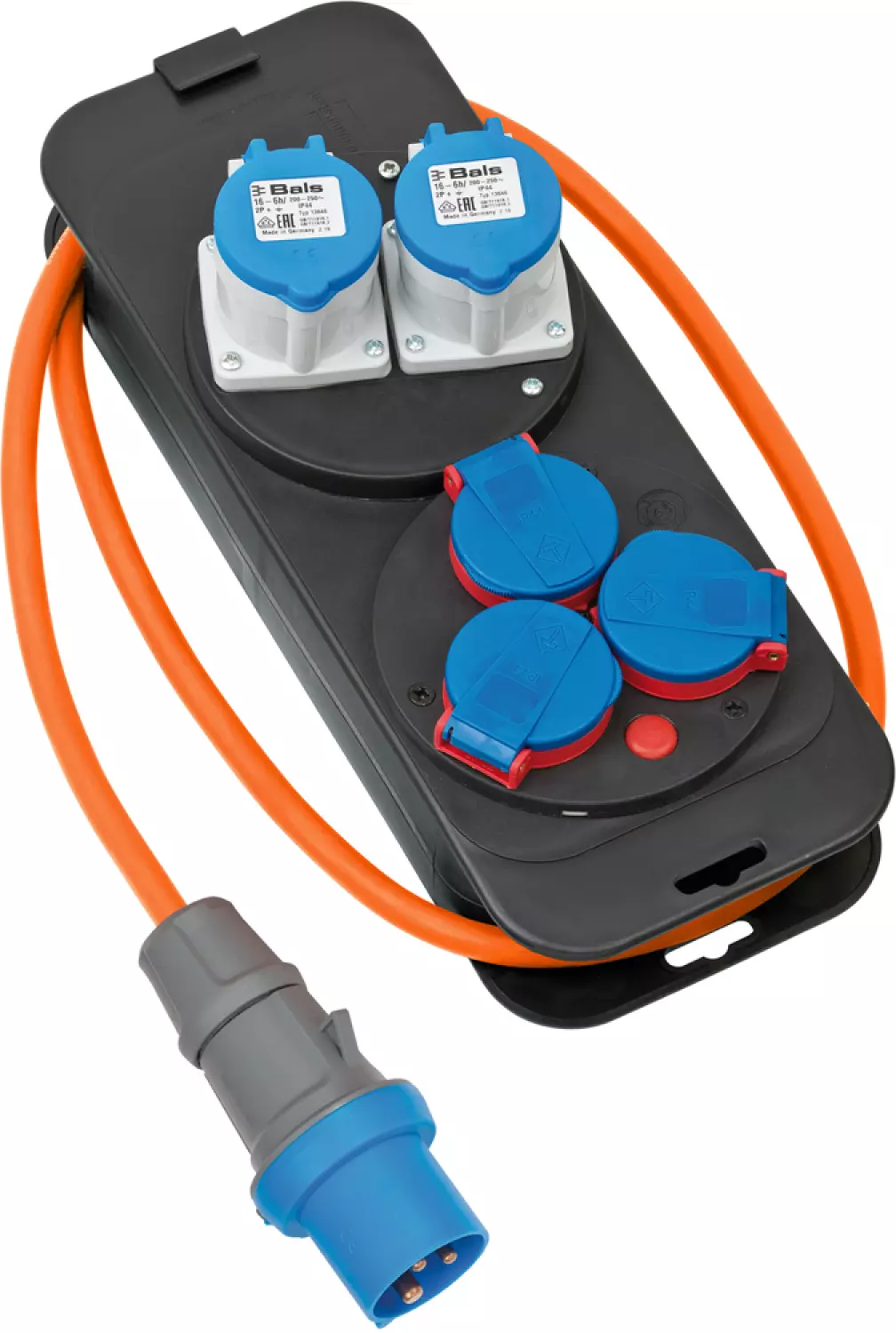 Brennenstuhl 1151600030 CEE camping-/martime stekkerdoos CEE plug - 2x CEE - 3x 230V - H07RN-F 3G2,5