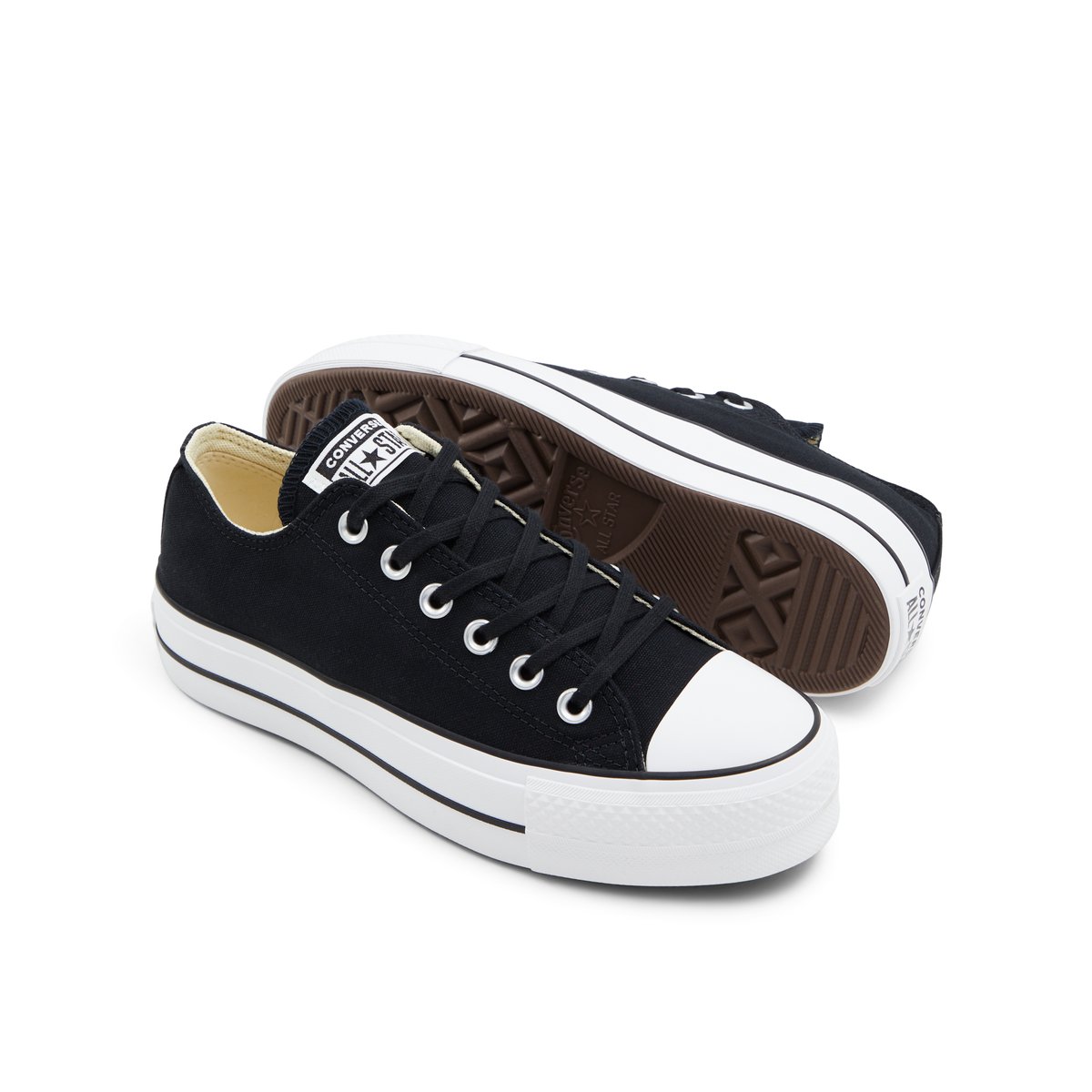 CONVERSE-Ctas_lift-Baskets - Talon plat - Noir/Blanc