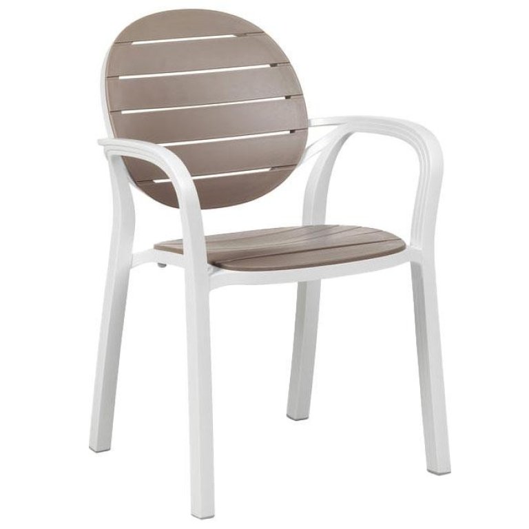 Nardi Palma tuinstoel Bianco/Tortora