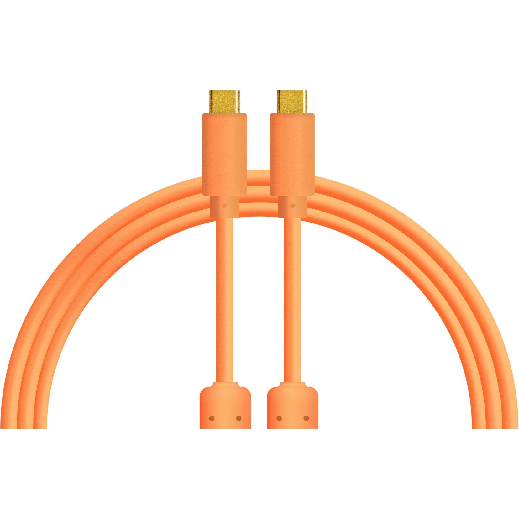 DJ TechTools Chroma Cables USB-C naar USB-C 1 meter (oranje)
