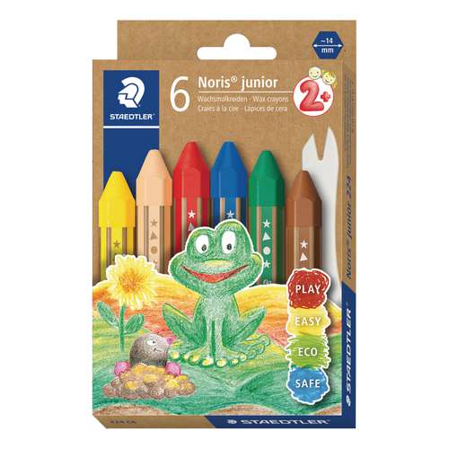 STAEDTLER® Noris® junior 224 Wachsmalkreiden-Sets