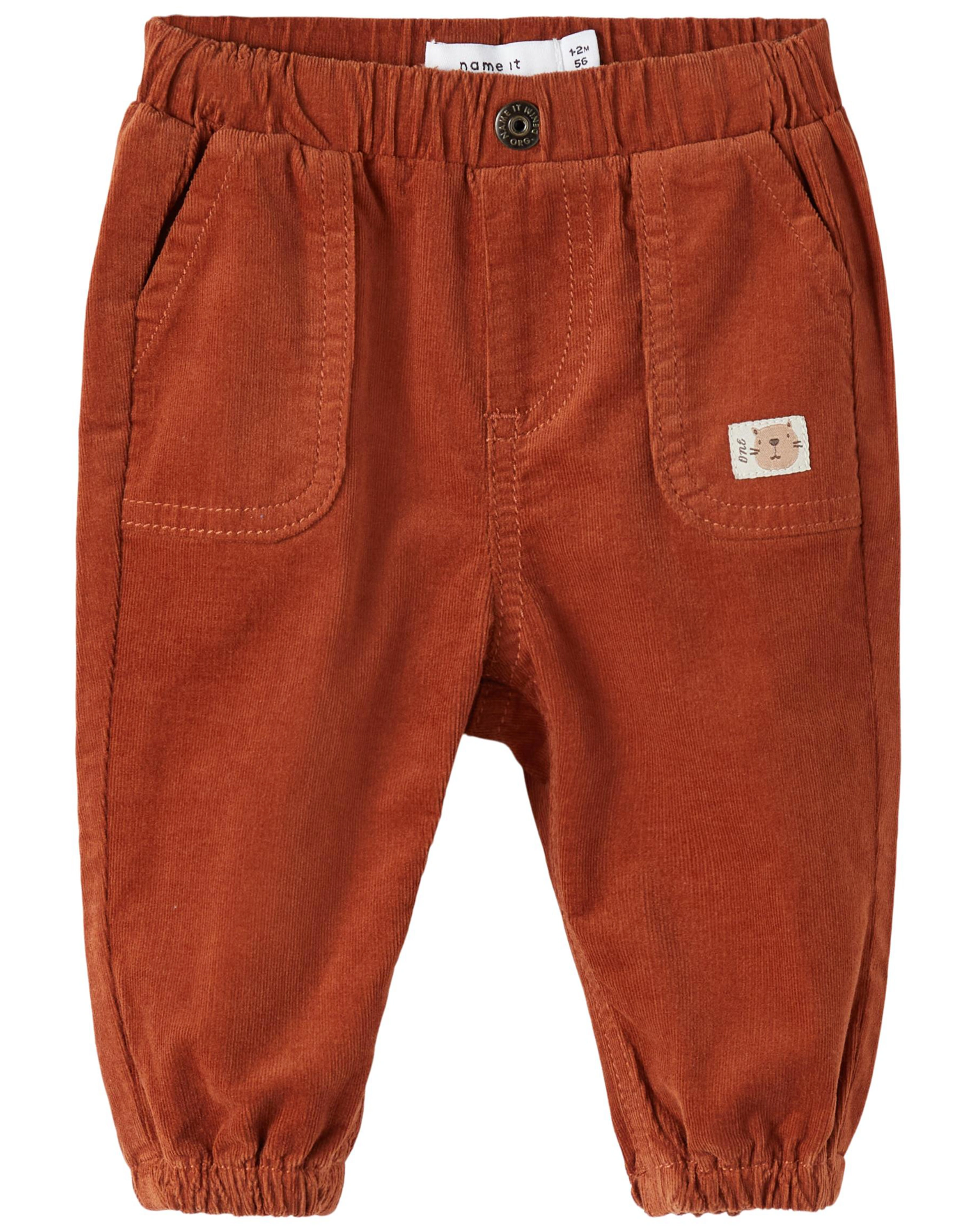 Cord-Schlupfhose NBMBOB in coconut shell