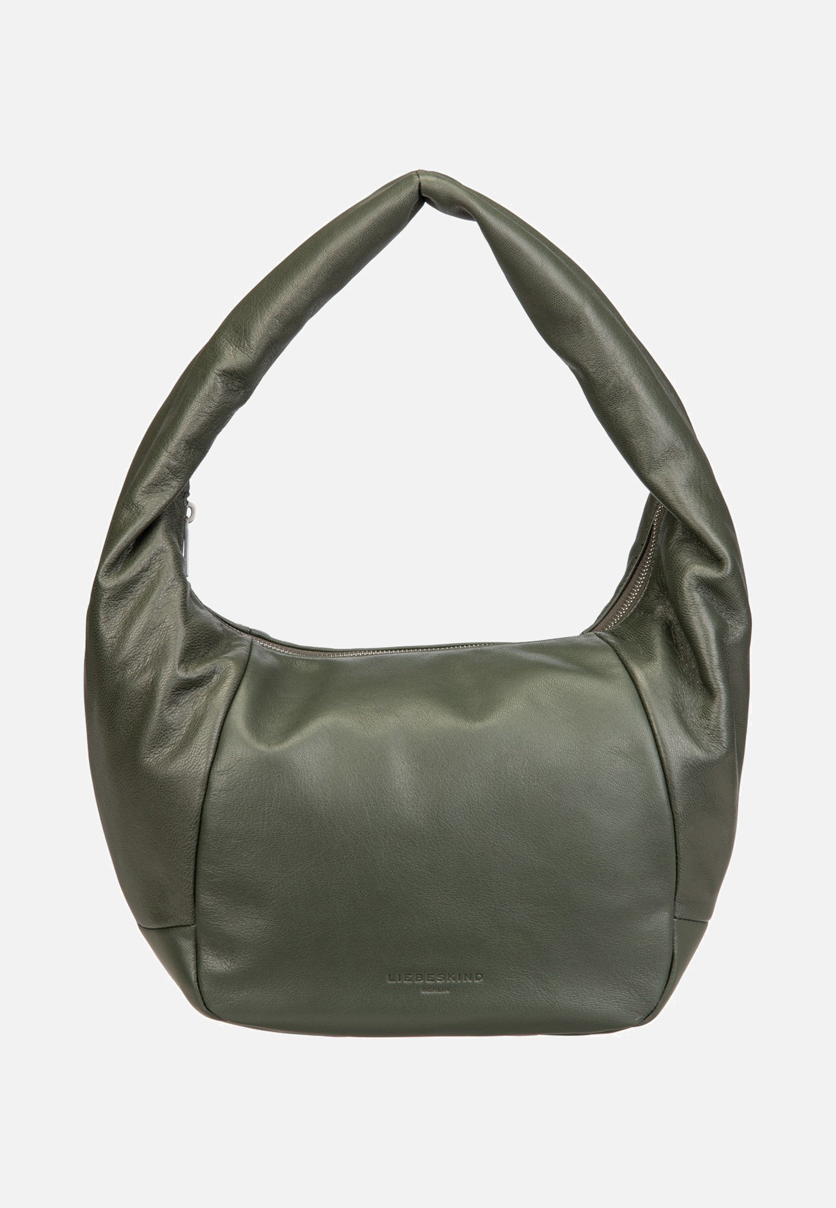 Farrah M Vintage Goat Cypress Green - Hobo Bag