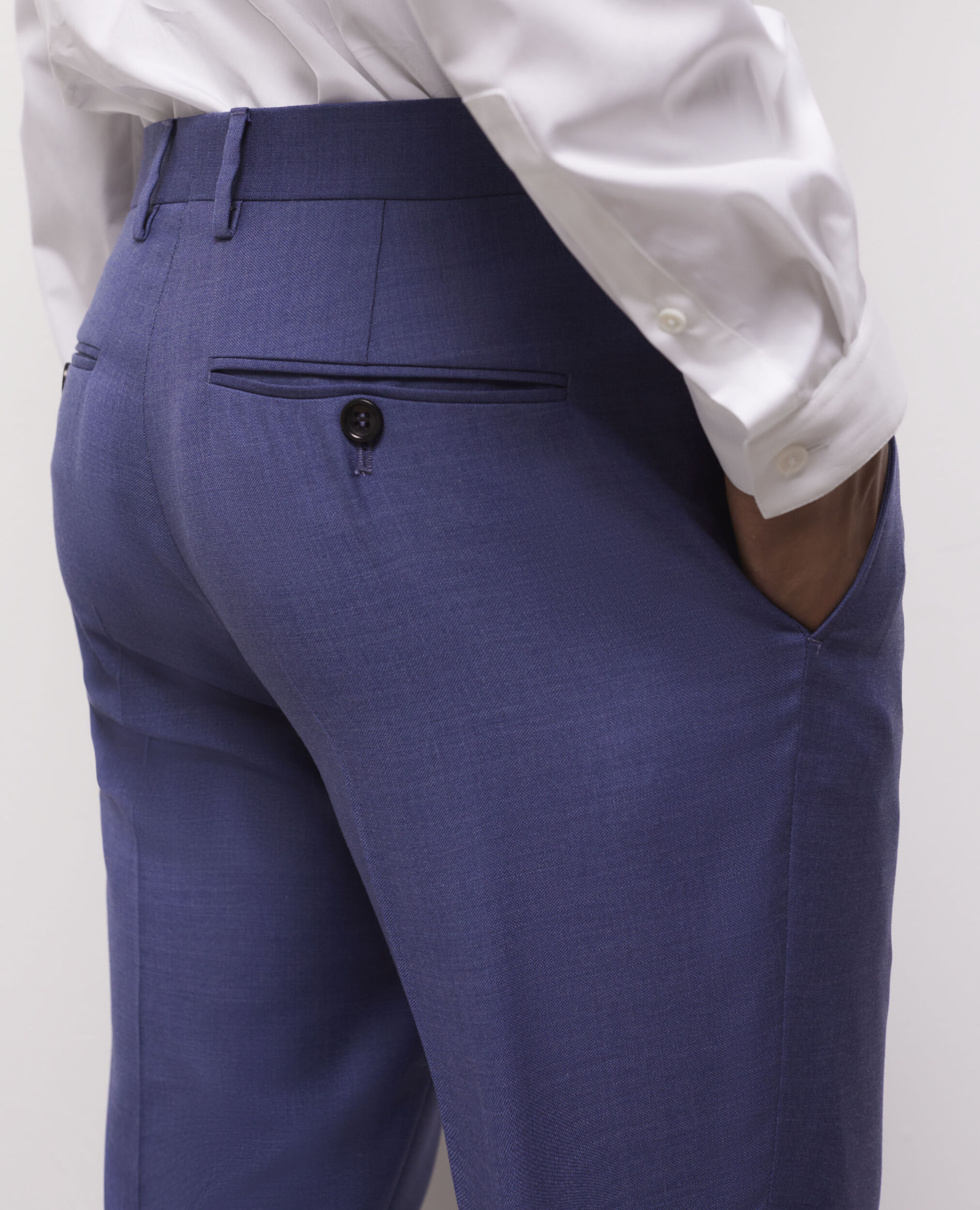 Pantalon de costume bleu marine