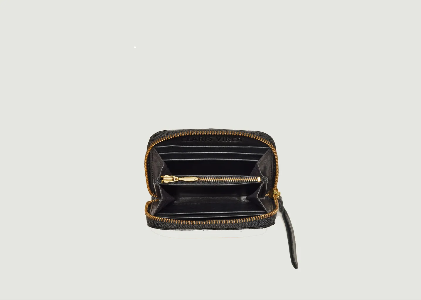 Portefeuille en cuir de python Mini Bob Claris Virot