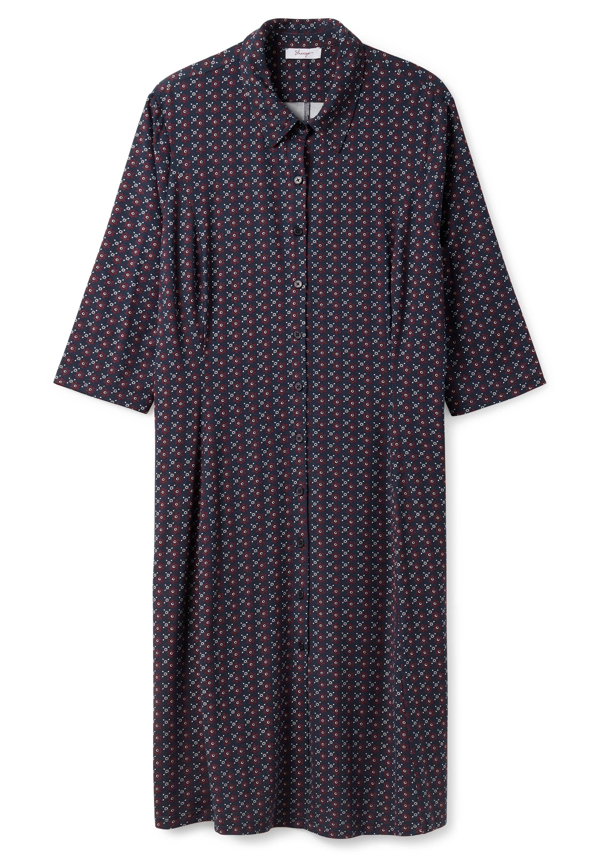 Jerseykleid in Hemdblusen-Stil, leicht elastisch