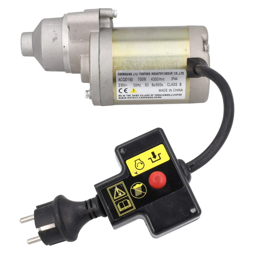 Startmotor for snøfreser