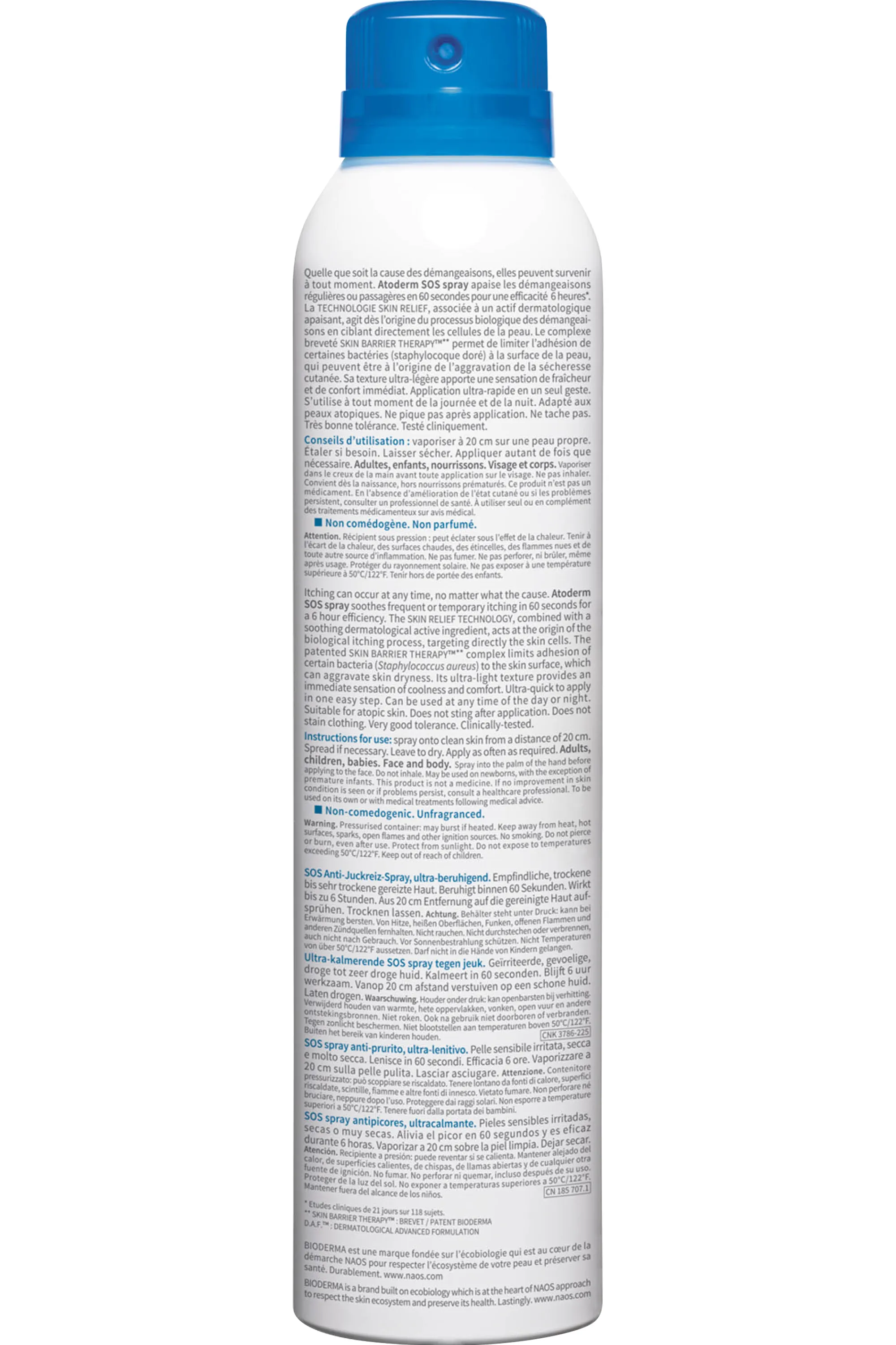 Bioderma Spray anti-démangeaisons Atoderm SOS Spray-200 ml