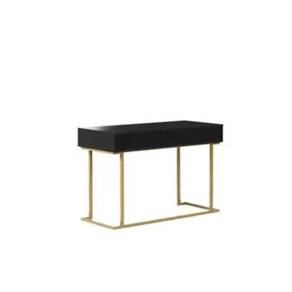 WESTPORT - Kaptafel - Zwart - Metaal