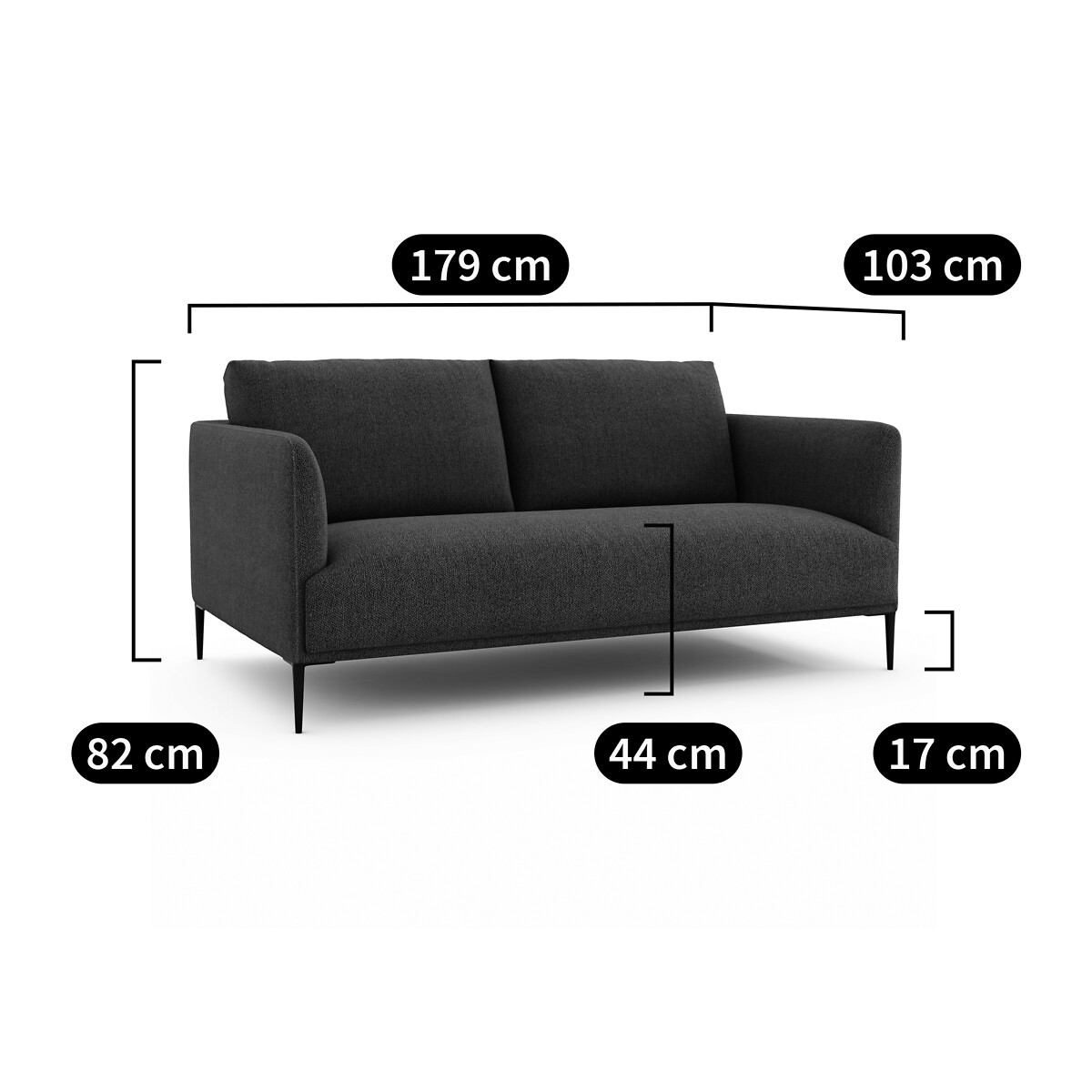 AM.PM<br>Banco, compacto, roda livre, Oscar