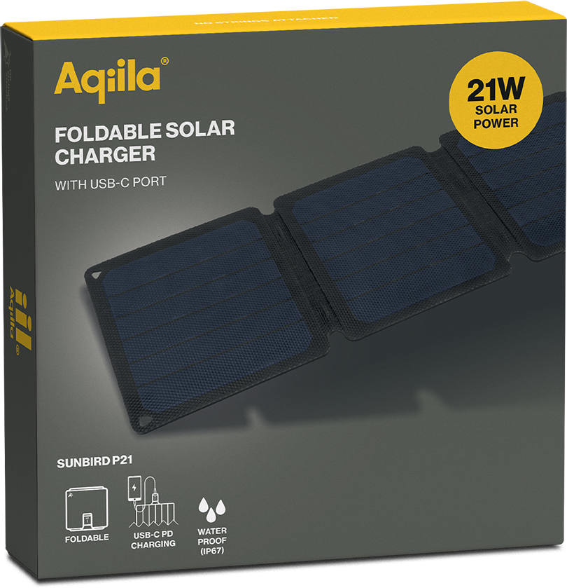 Aqiila Sunbird P21 21W Solar Charger