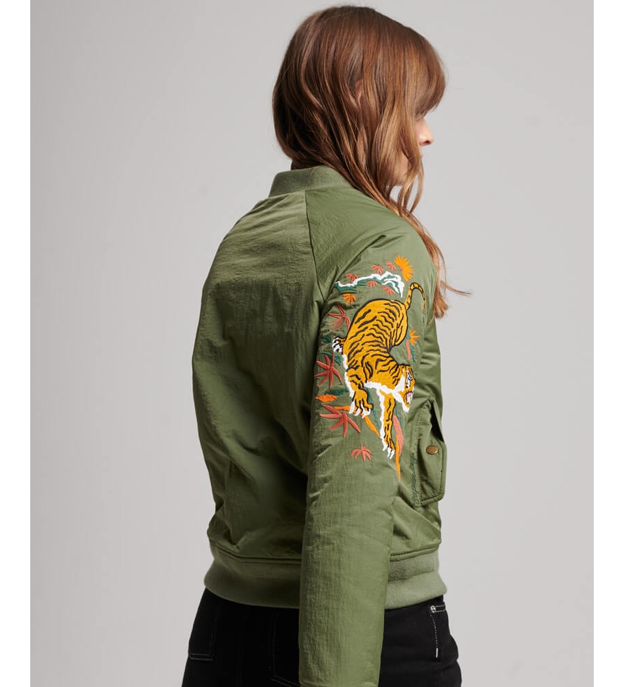 Jaqueta militar vintage Superdry Suikajan verde