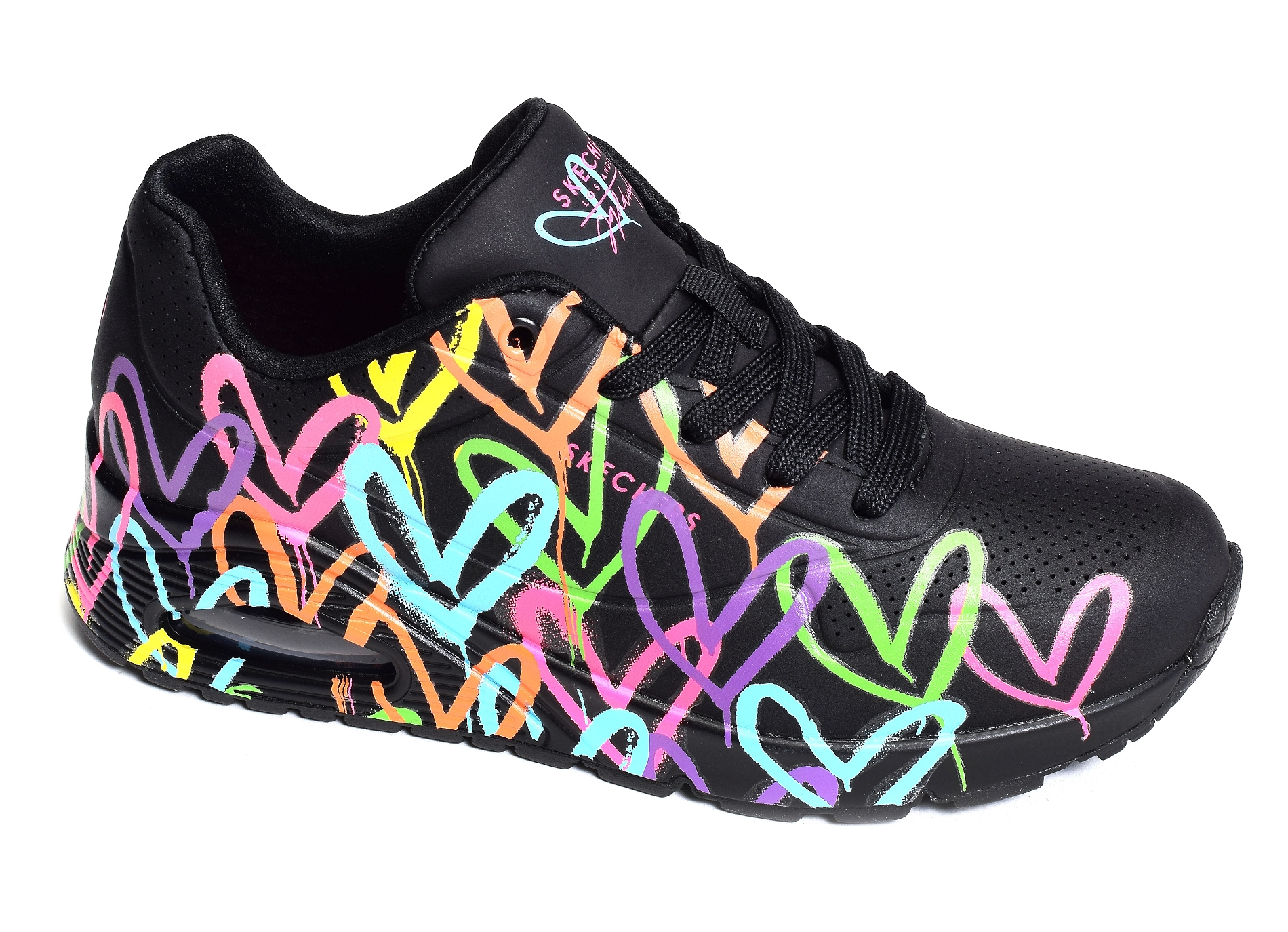 Uno highlight love noir multicolore