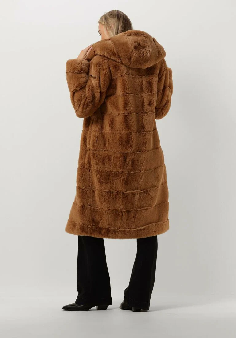 MOSCOW camel moscow faux fur jas 10-09-nadjana