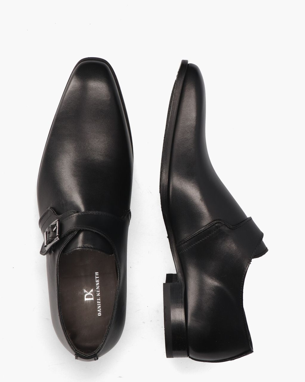 Daniel Kenneth 4606 Zwart Heren Gespschoenen