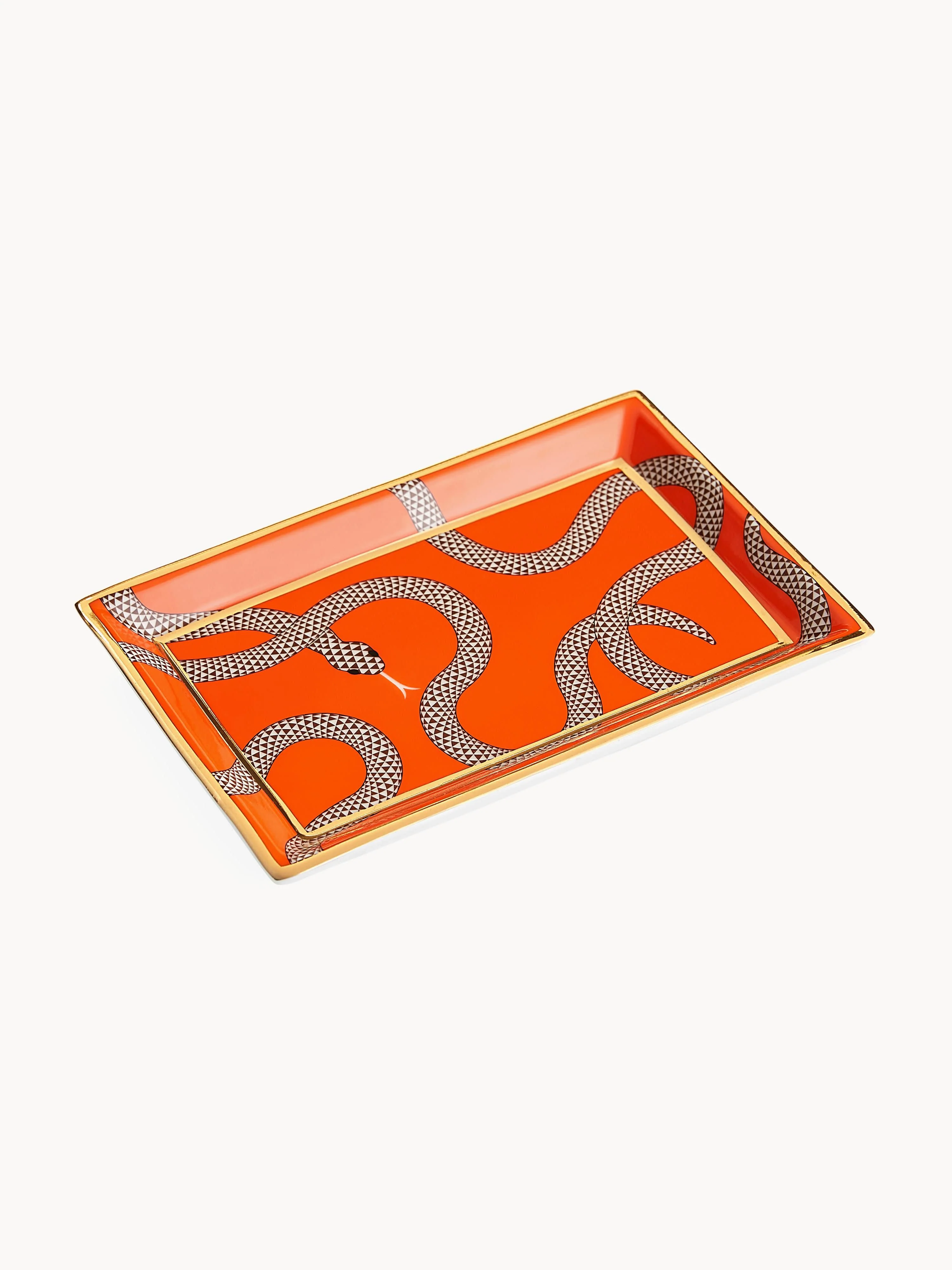 Decoratief dienblad Eden met gouden accenten