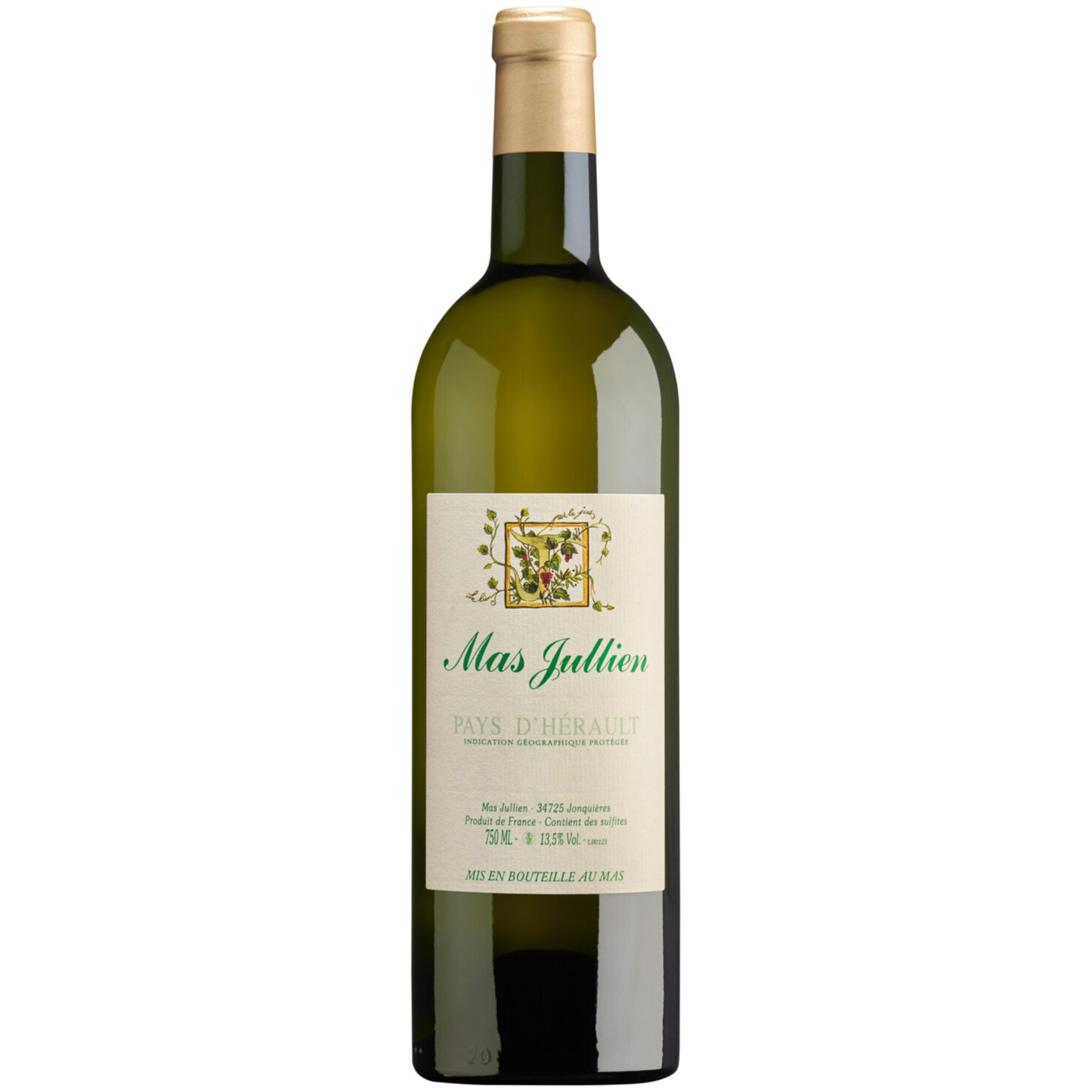 Languedoc IGP Pays d'Hérault Domaine Mas Jullien -75cl