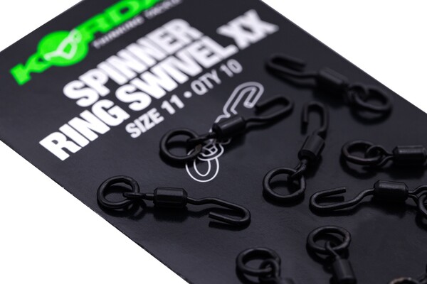 Émerillon Korda Spinner Ring Swivel size 11, 10 pièces !