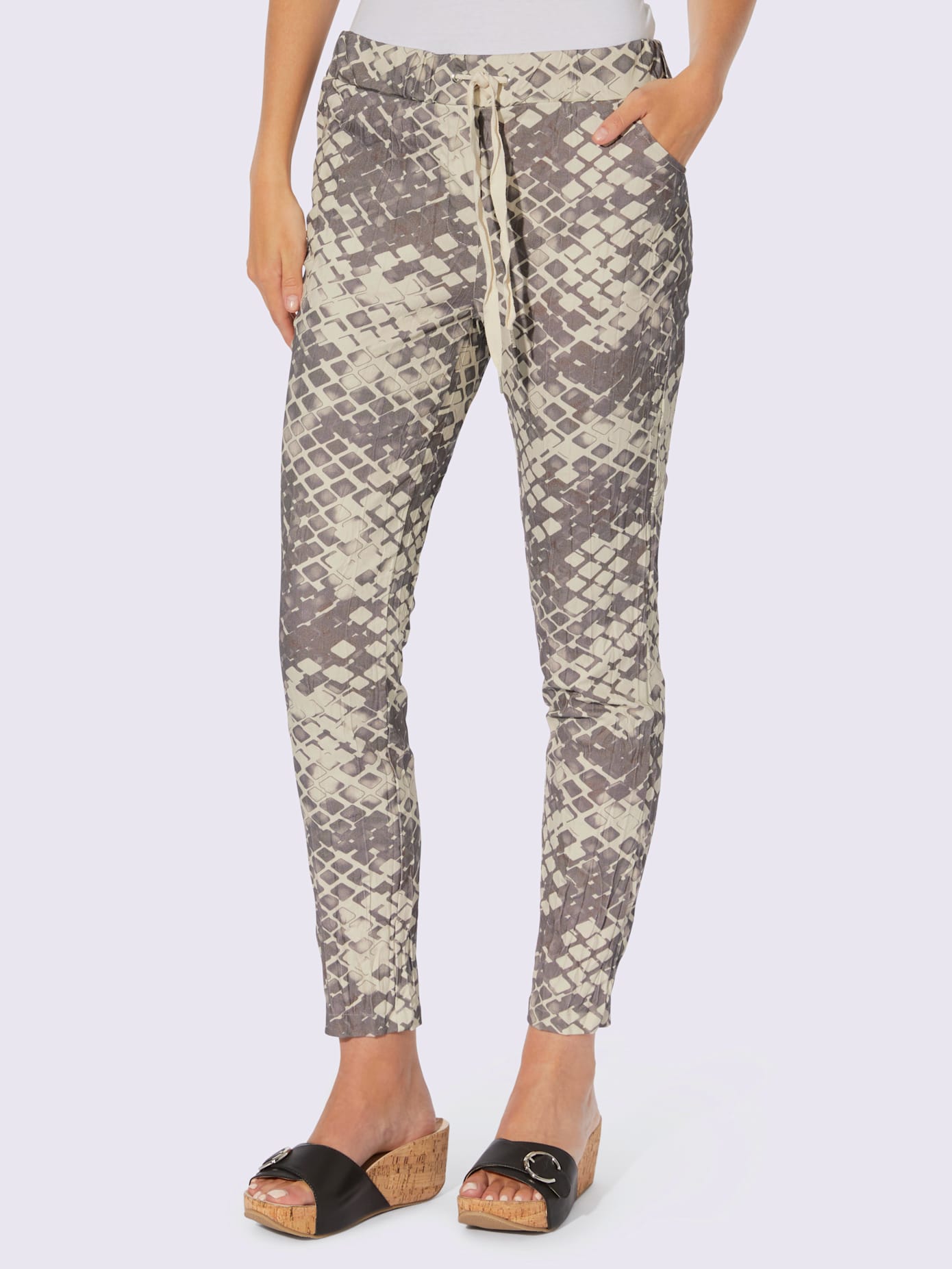 Pantalon imprimé imprimé animal décoratif