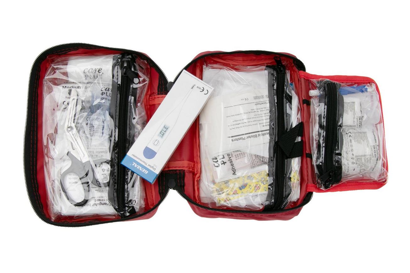 Care Plus First Aid Kit Family, uitgebreide EHBO-kit voor gezin