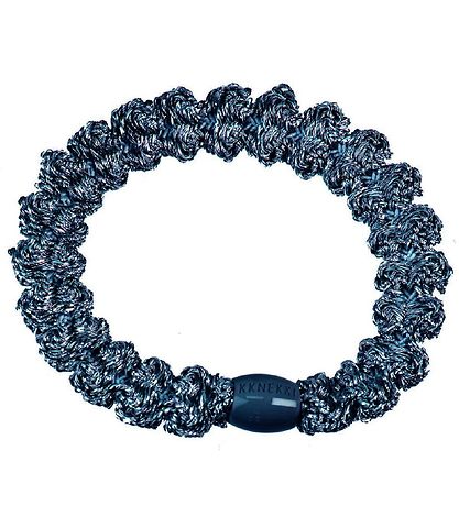 Kknekki Haargummi - Navy Glitzer m. Lace