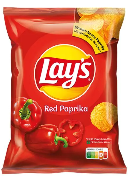 Lays Kartoffelchips Red Paprika 20x35g=700g MHD:30.4.25
