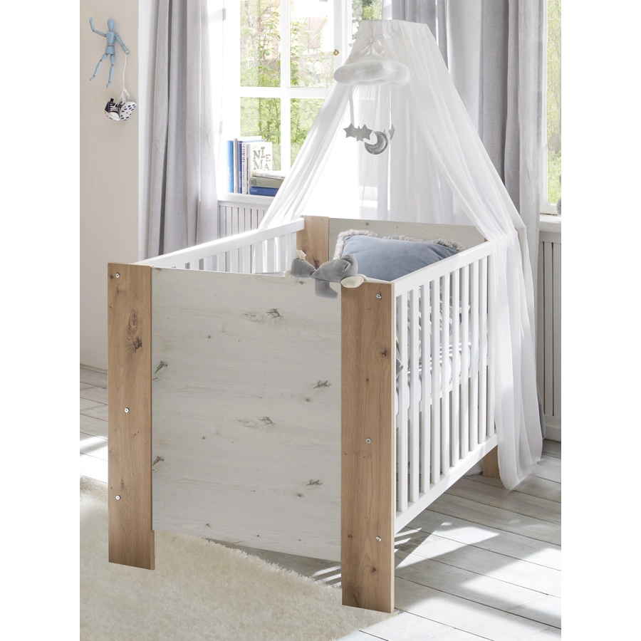Mäusbacher Kinderzimmer Micha 4-türig Inkl. Hängeregale natur