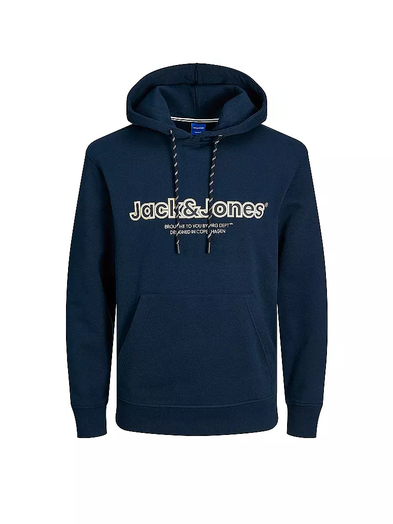 JACK & JONES Kapuzensweater - Hoodie JORLAKEWOOD blau