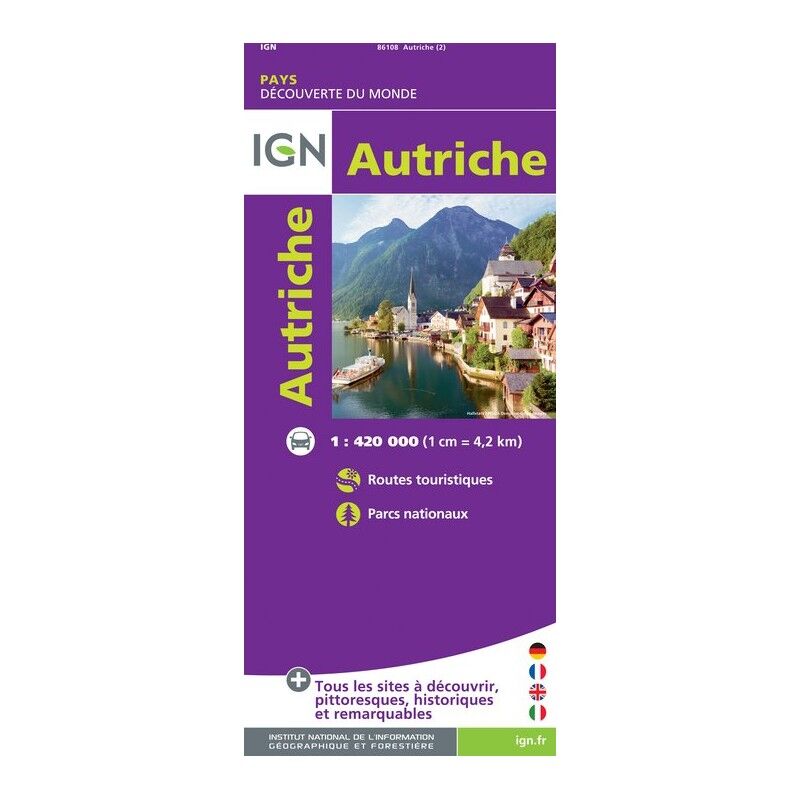 Autriche - Carte topographique