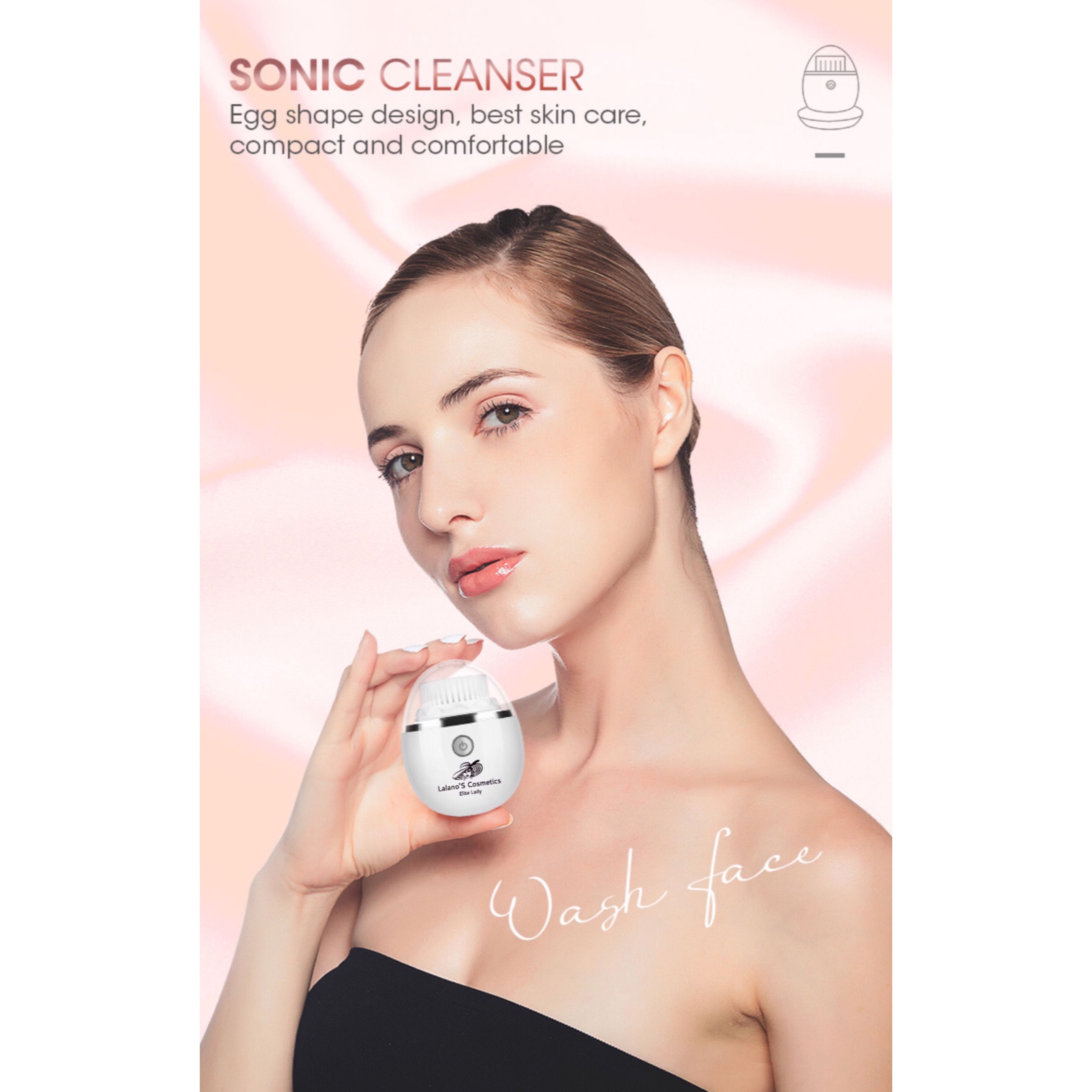 Lalano`S Cosmetics 3D Oscillation Gesichtsreinigungsbürste