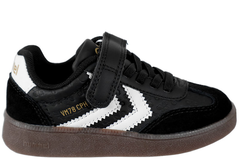 HUMMEL VM78 CPH LS JR SKO I SORT PU OG RUSKIND