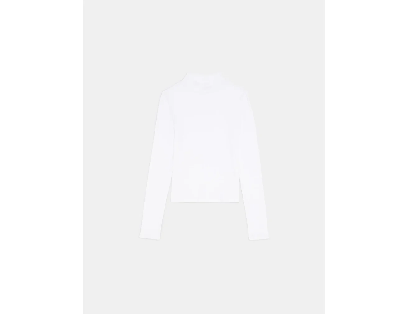 Pull col montant blanc