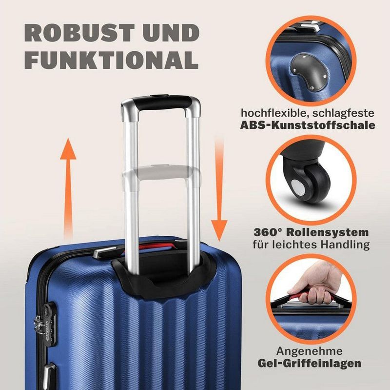 Deuba Hardcase koffer Navy L