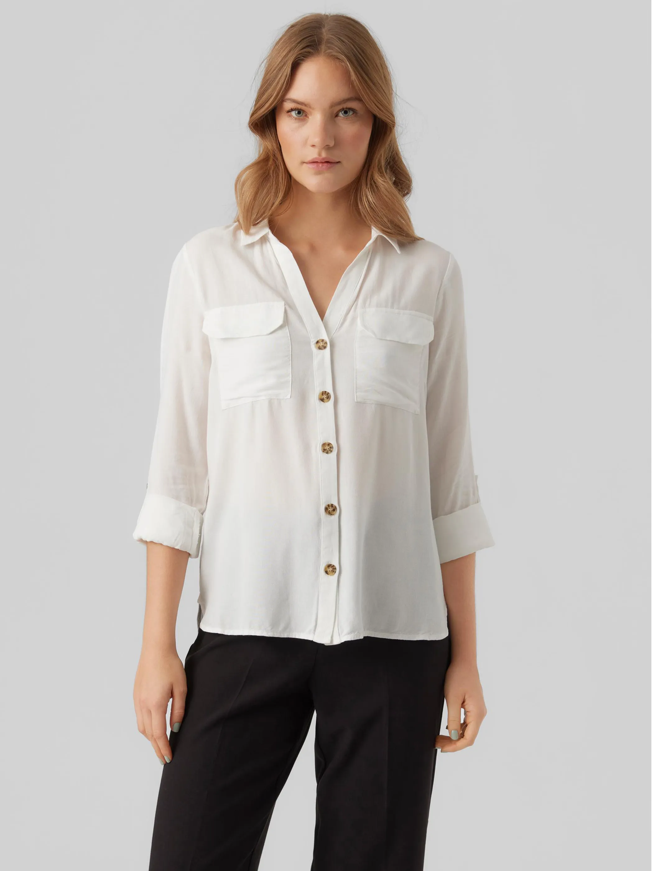 Vero Moda VMBUMPY L/S SHIRT NEW Bluse