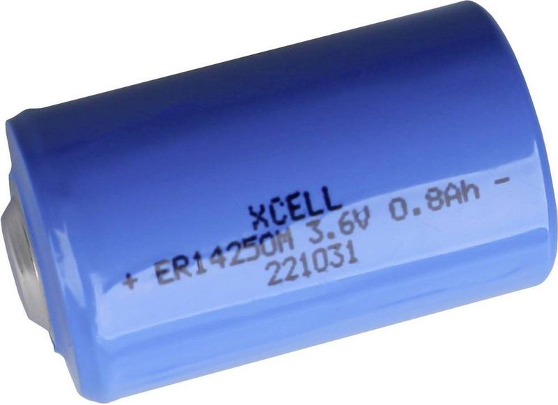 XCell ER14250M Speciale Batterij - 1/2 AA - Lithium 3.6V 800mAh