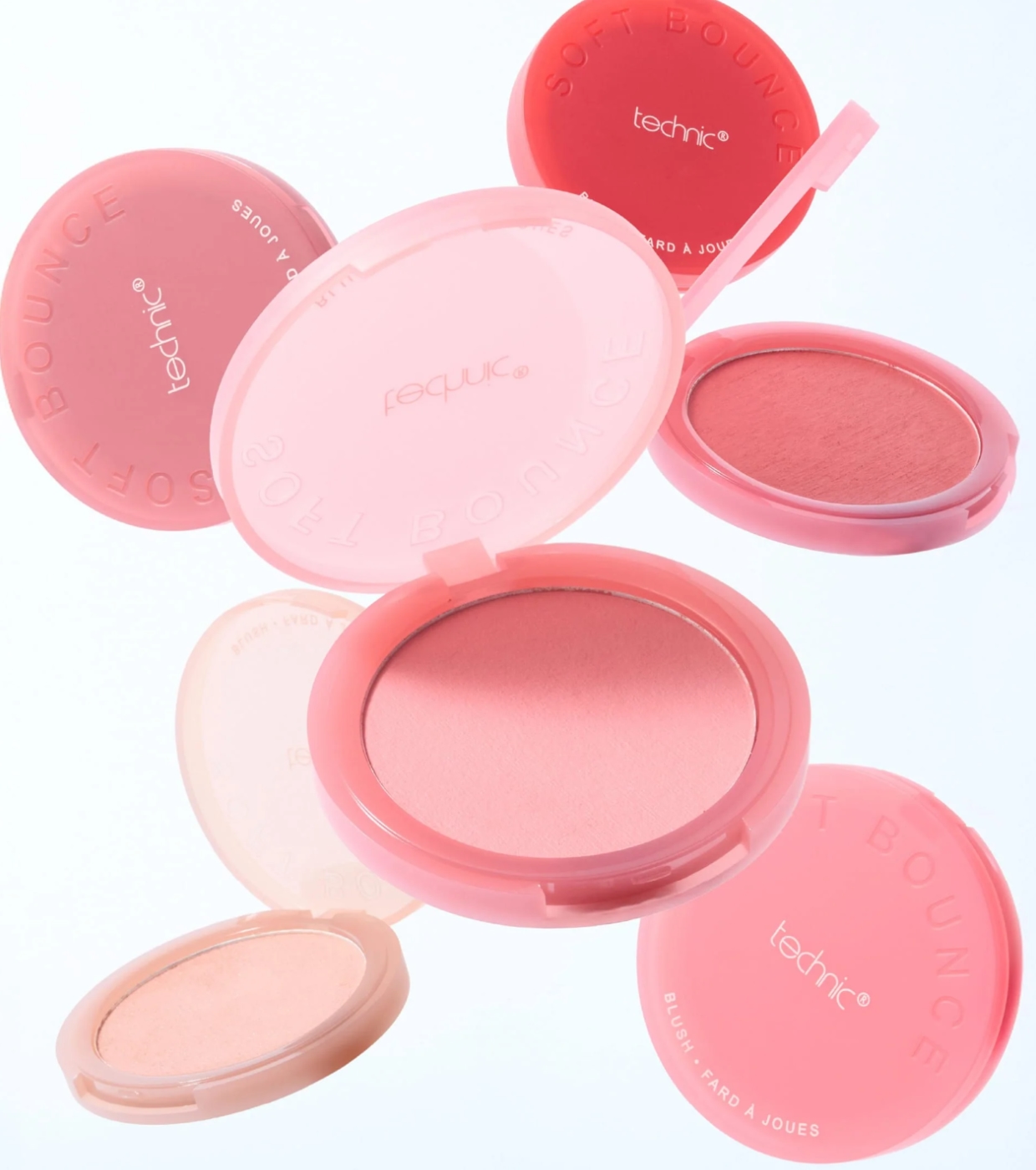 Technic Cosmetics - Blush em creme-pó Soft Bounce - Flushed