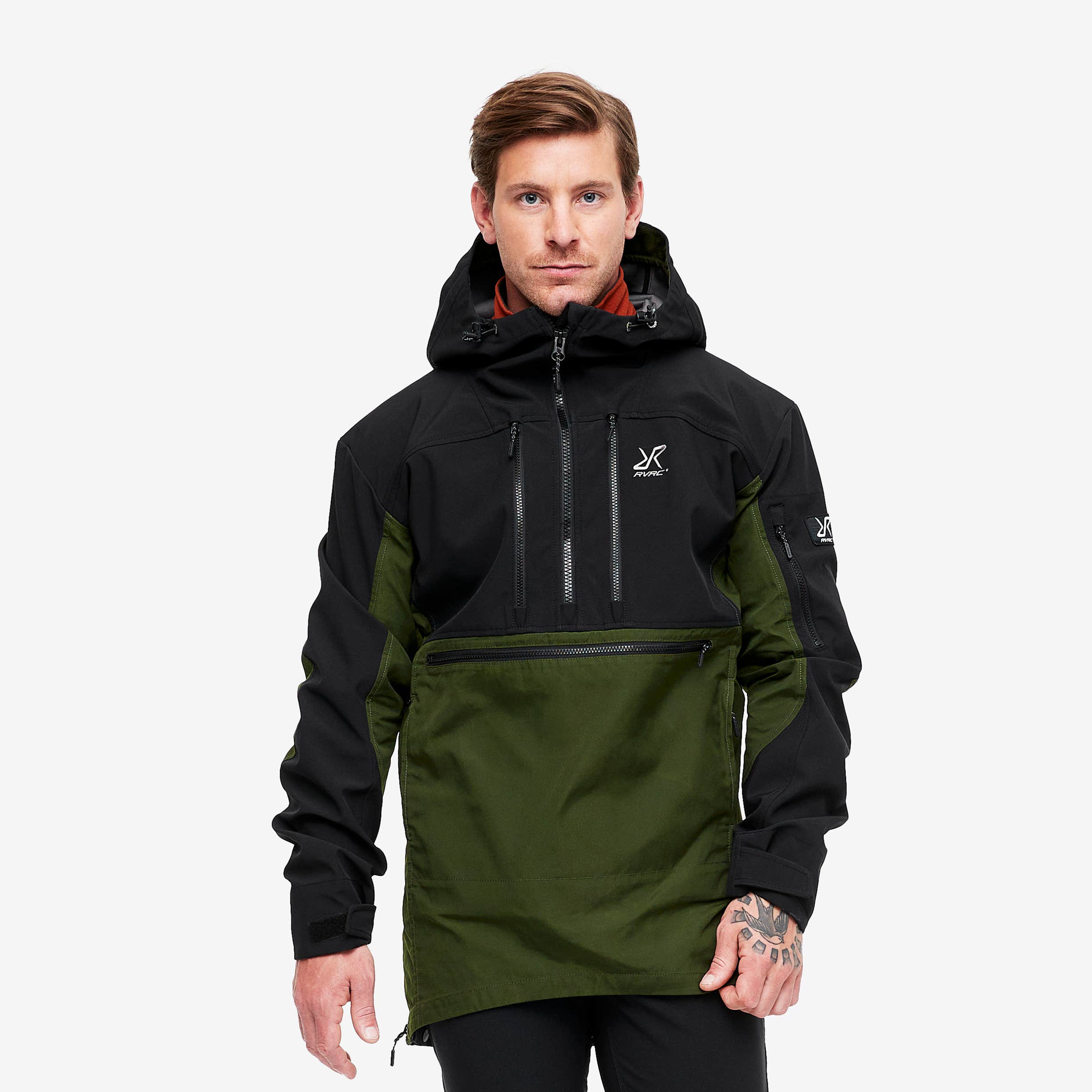 Outdoor Anorak Herre Forest Green