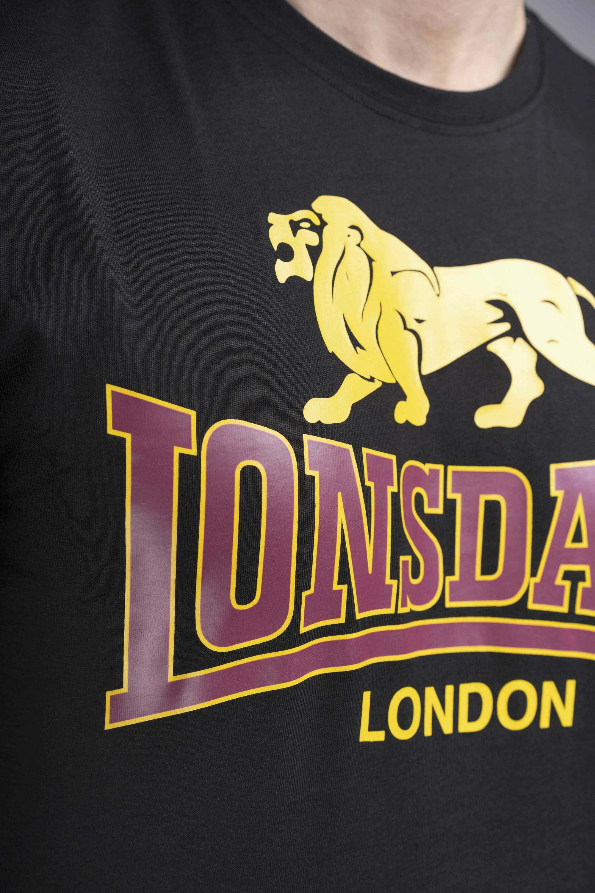 Lonsdale Herren T-Shirt normale Passform TAVERHAM