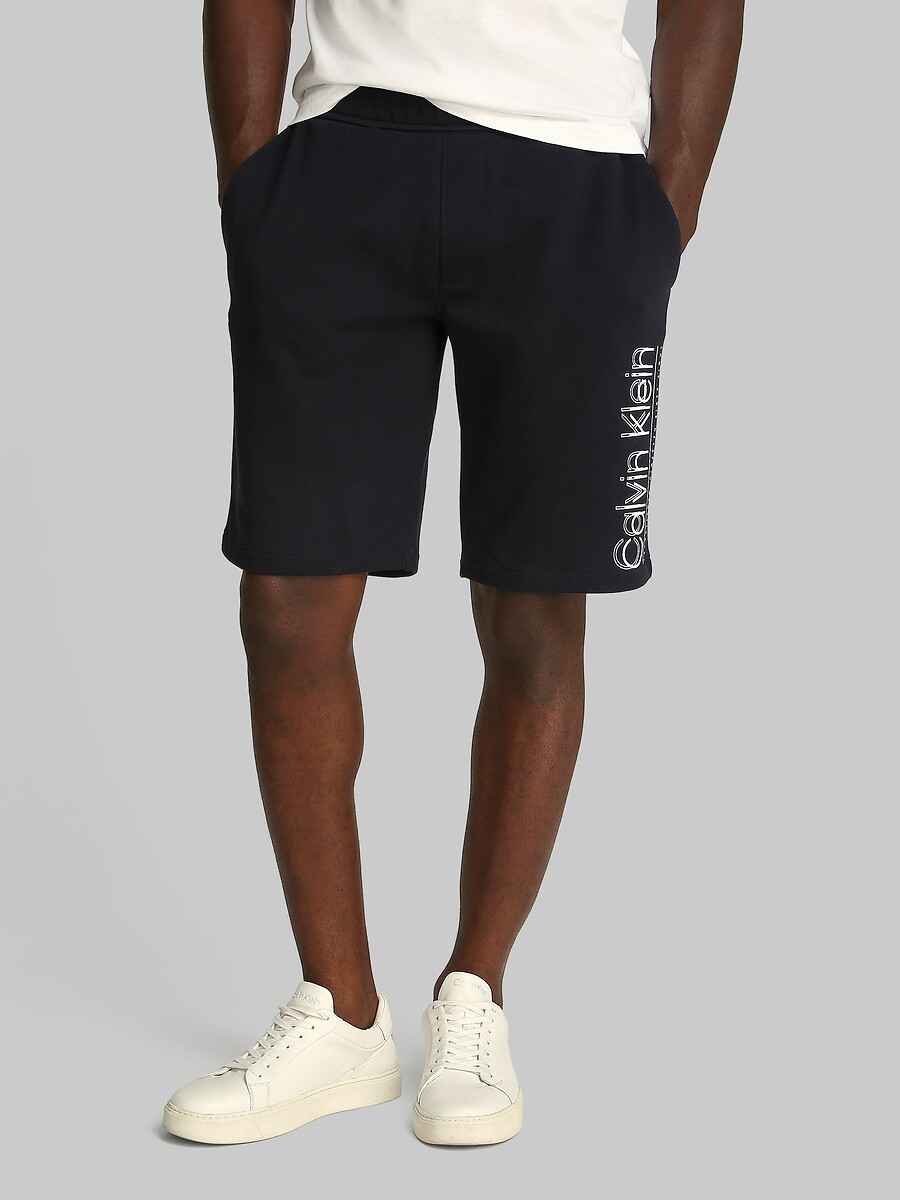 CALVIN KLEIN<br>Shorts de feltro com logotipo