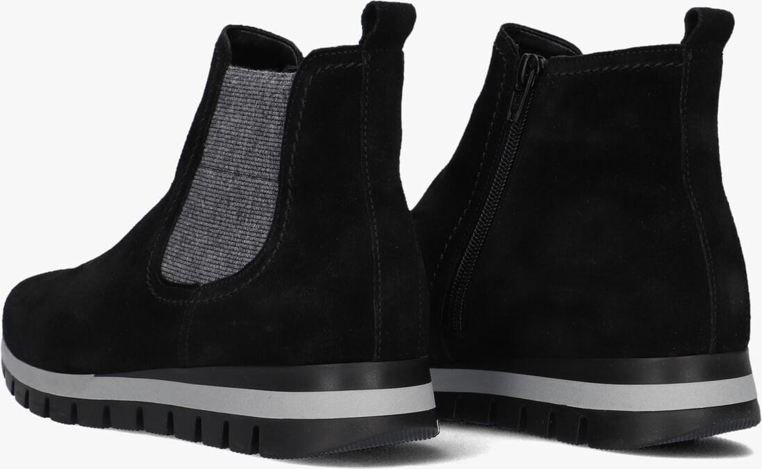 zwarte gabor chelsea boots 451