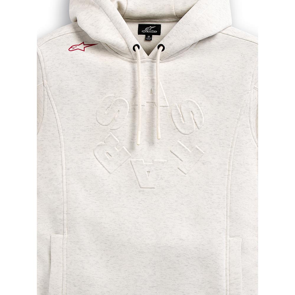 Alpinestars - Sweat à capuche Substratus Blanc cassé
