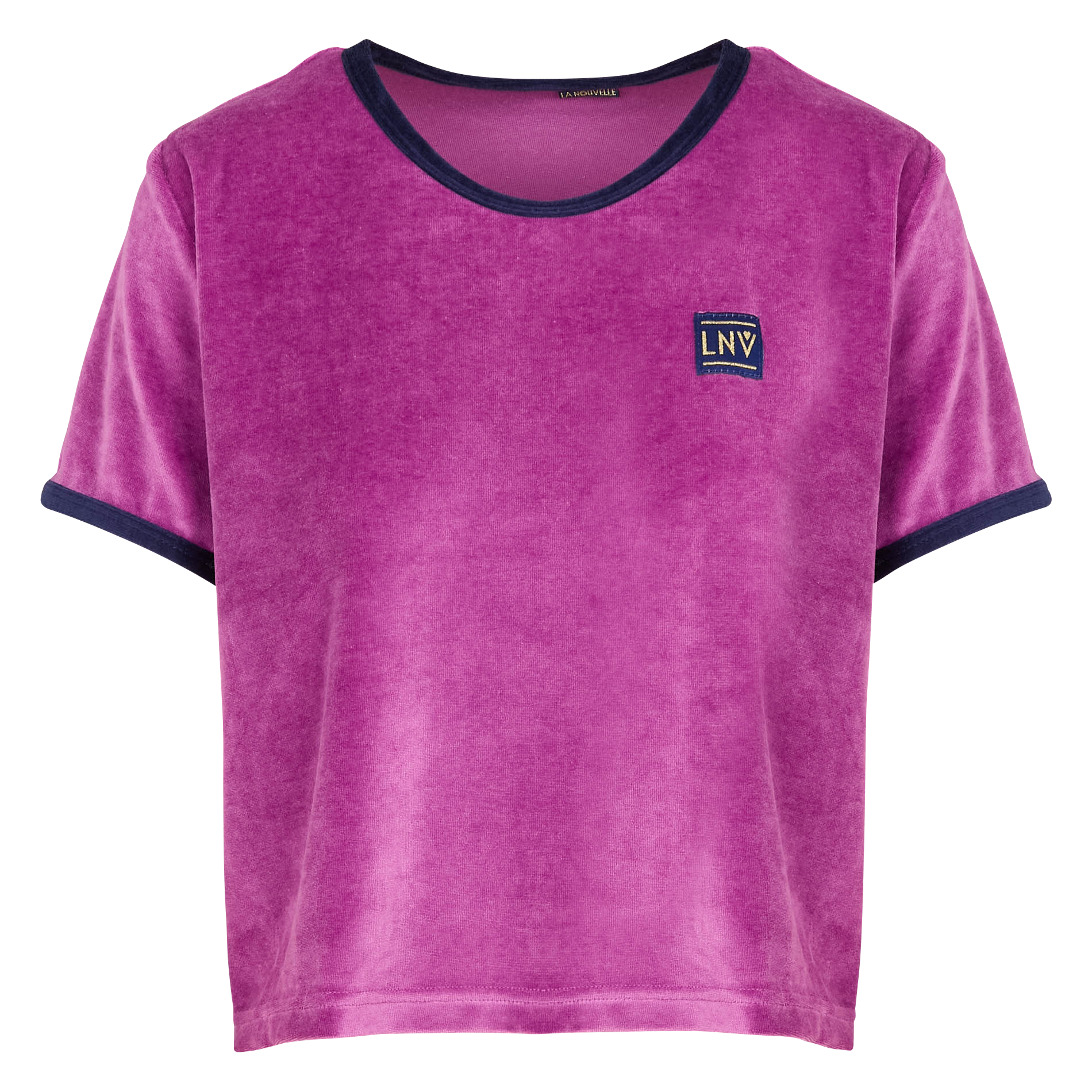 LENS - Tee-shirt en velours | Violet