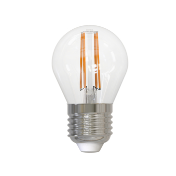 Handson LED-filament kogel E27 4W=40W 470LM 3st.