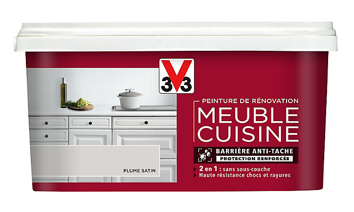 Peinture de rénovation meuble cuisine V33 plume satin 2L